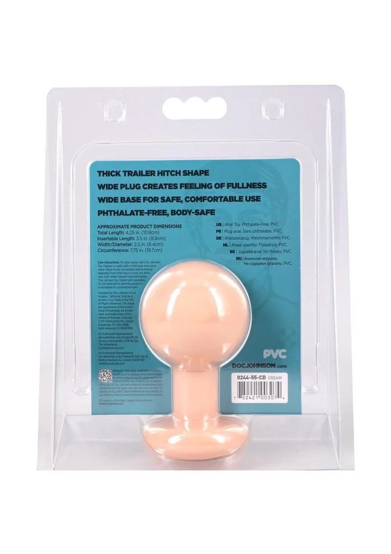 Doc Johnson Classic Round Butt Plug - Image 3