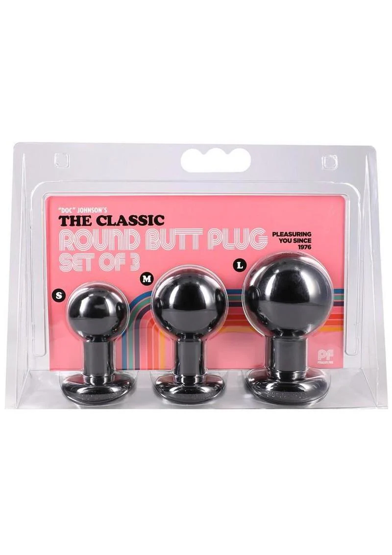 Doc Johnson Classic Round Butt Plug Set - Image 7