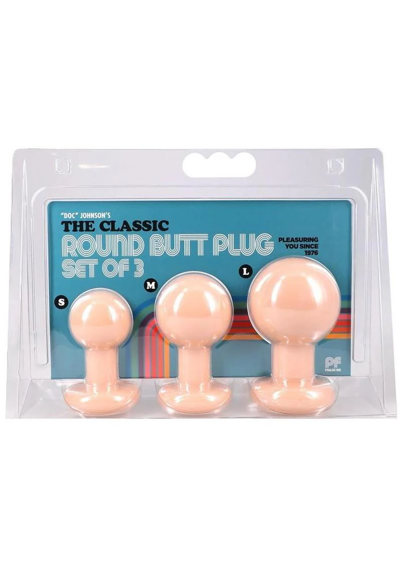 Doc Johnson Classic Round Butt Plug Set - Image 8