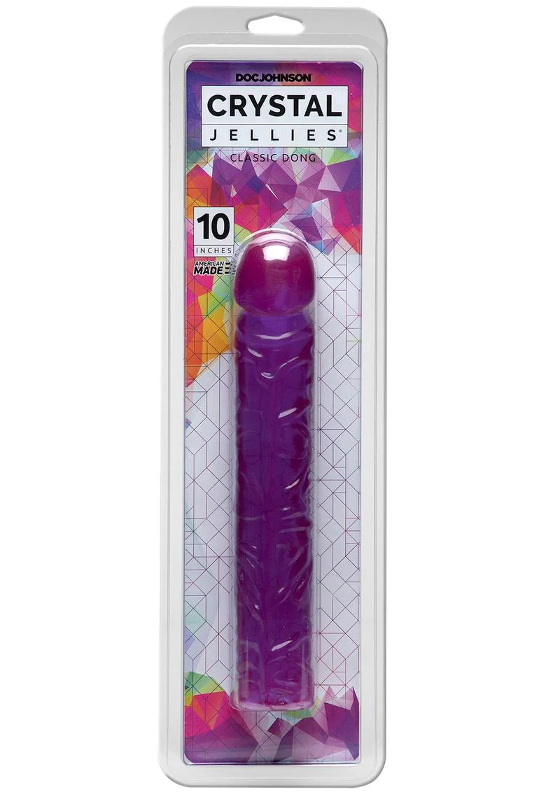Doc Johnson Crystal Jellies Classic Dong - Image 8