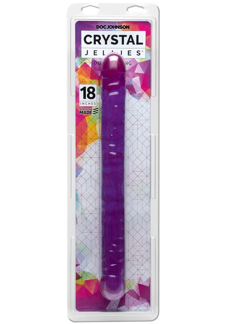 Doc Johnson Crystal Jellies Double Dildo - Image 5