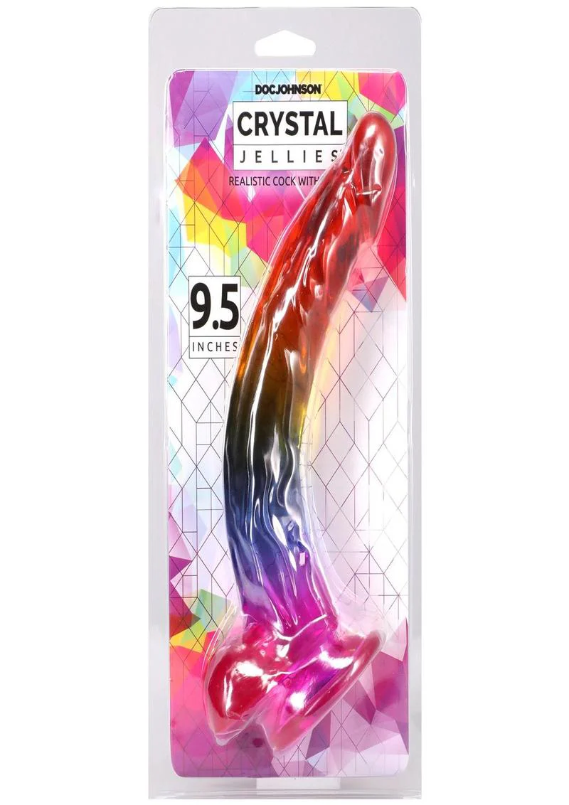 Doc Johnson Crystal Jellies Realistic Dildo - Image 7
