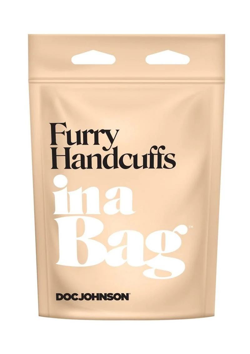 Doc Johnson Furry Handcuffs in a Bag - Image 4