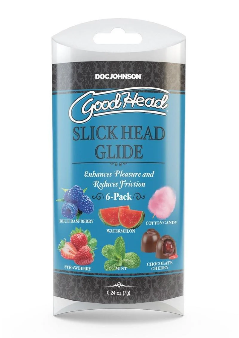 Doc Johnson GoodHead Slick Head Glide Assorted Flavors Pack - Image 2