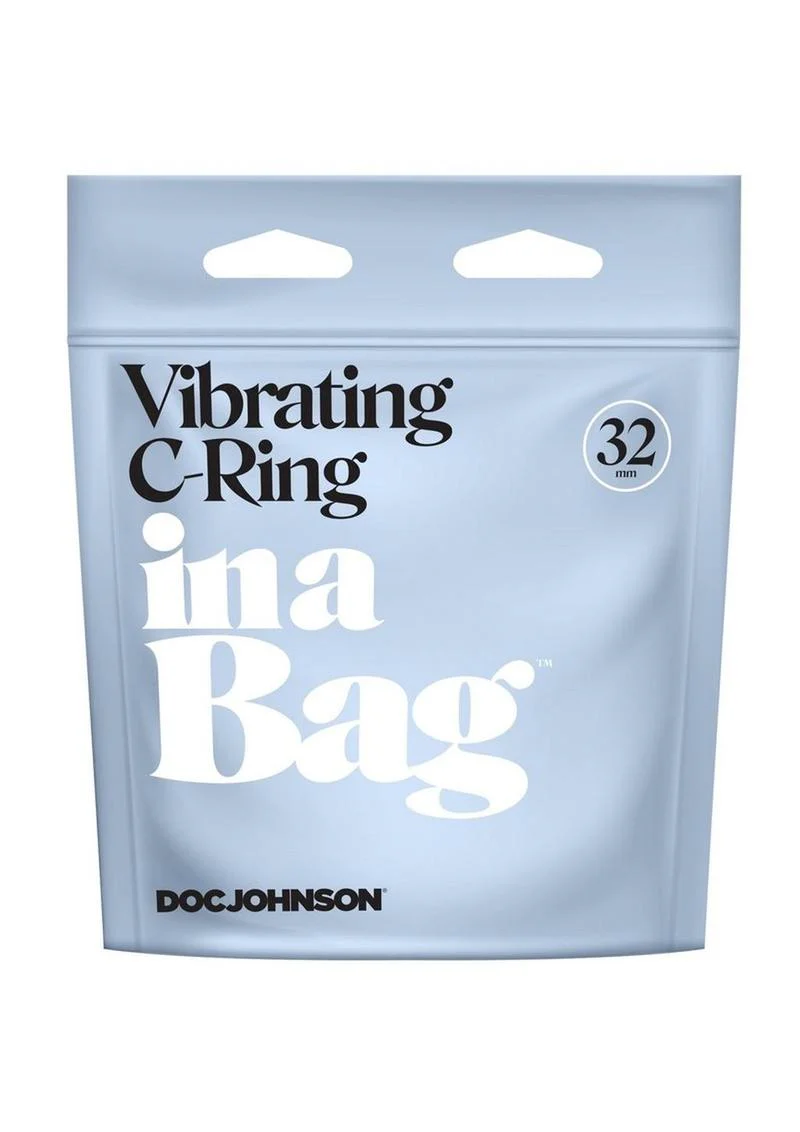 Doc Johnson In A Bag Silicone Vibrating C-Ring - Image 4