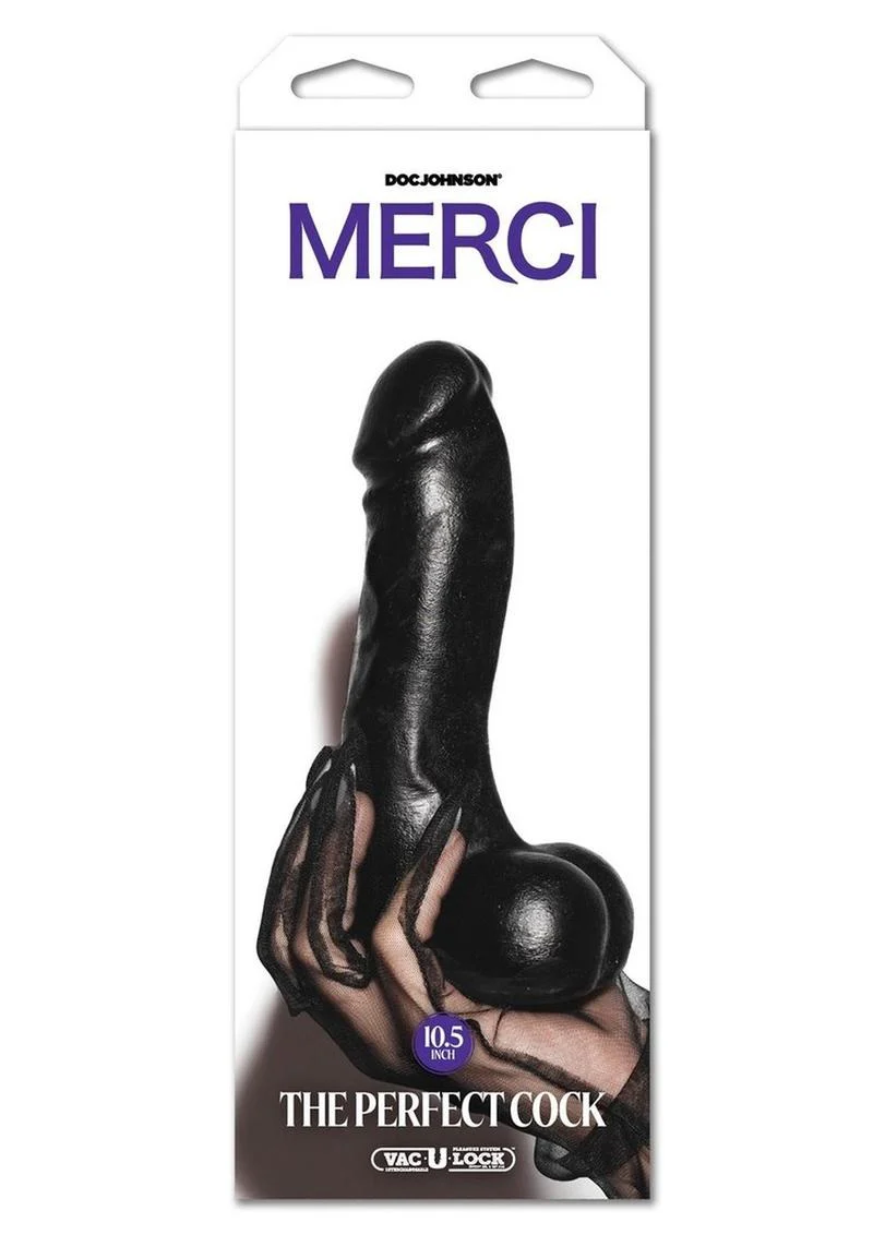 Doc Johnson Merci The Perfect Cock Dildo with Vac-U-Lock Suction Base - Image 3
