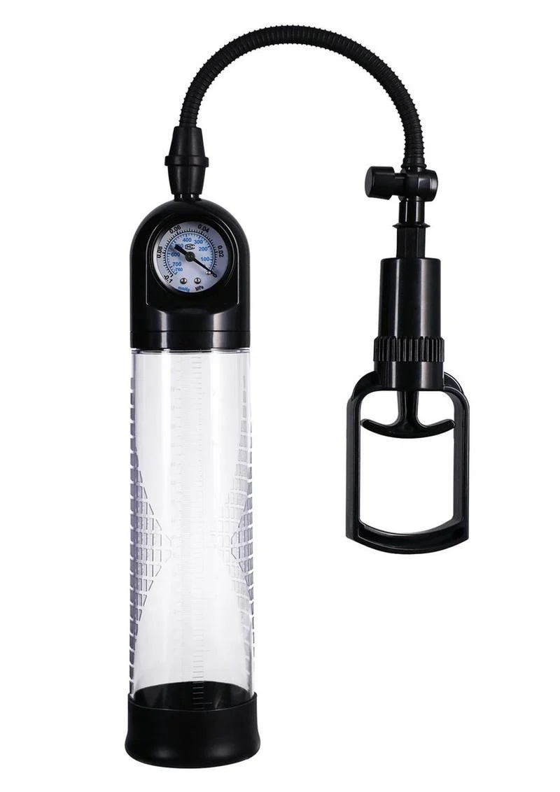Doc Johnson Rock Solid Boost It Penis Pump with Gauge