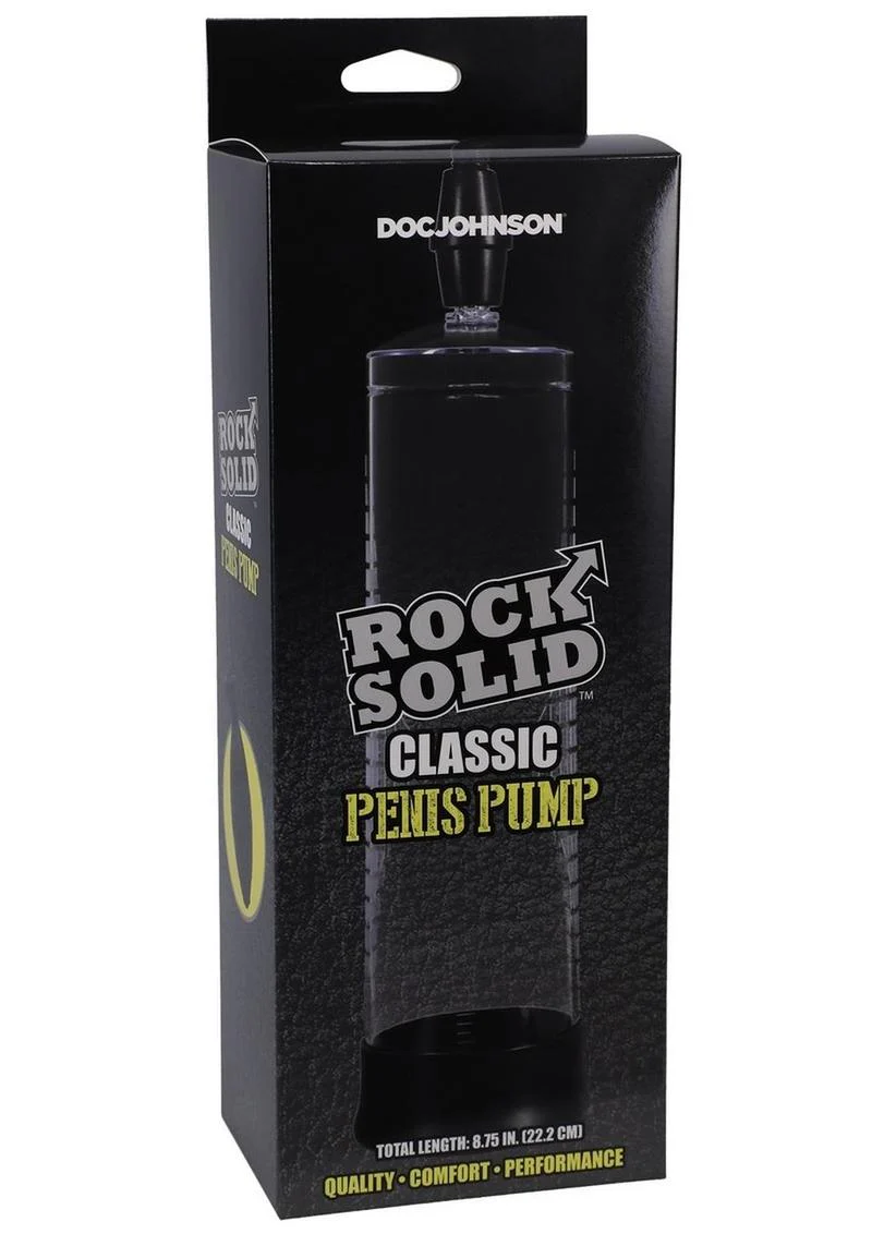 Doc Johnson Rock Solid Classic Penis Pump With Extra Performance - Image 2