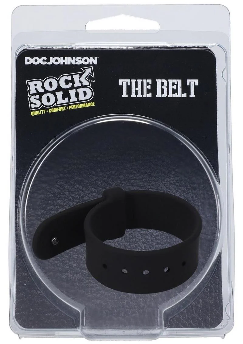 Doc Johnson Rock Solid The Belt Silicone Cock Ring - Image 3