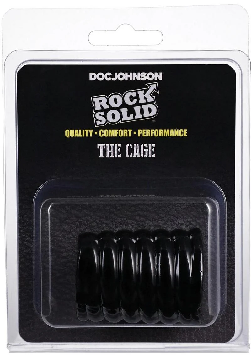Doc Johnson Rock Solid The Cage Textured Silicone - Image 4