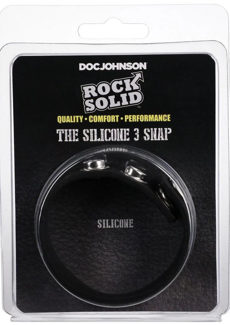 Doc Johnson Rock Solid The Silicone 3 Snap - Image 4