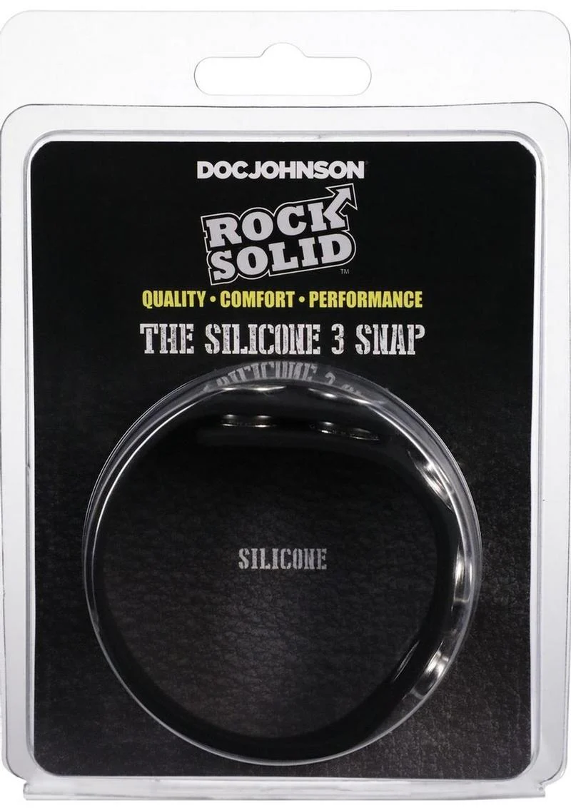 Doc Johnson Rock Solid The Silicone 5 Snap - Image 4