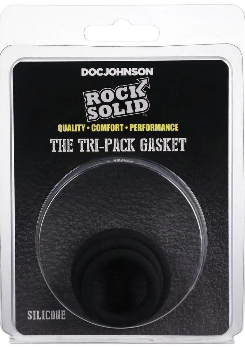 Doc Johnson Rock Solid Tri Pack Silicone Gasket - Image 4
