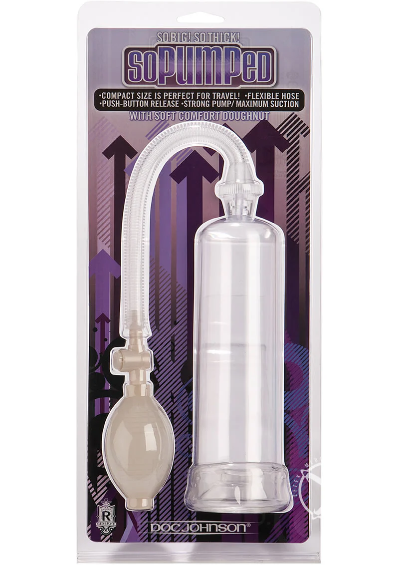 Doc Johnson SoPumped Penis Pump with Flexible Hose - Image 4