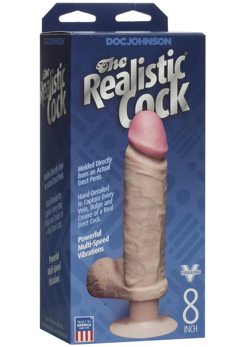 Doc Johnson The Realistic Cock  Powerful Vibrating Dildo - Image 3