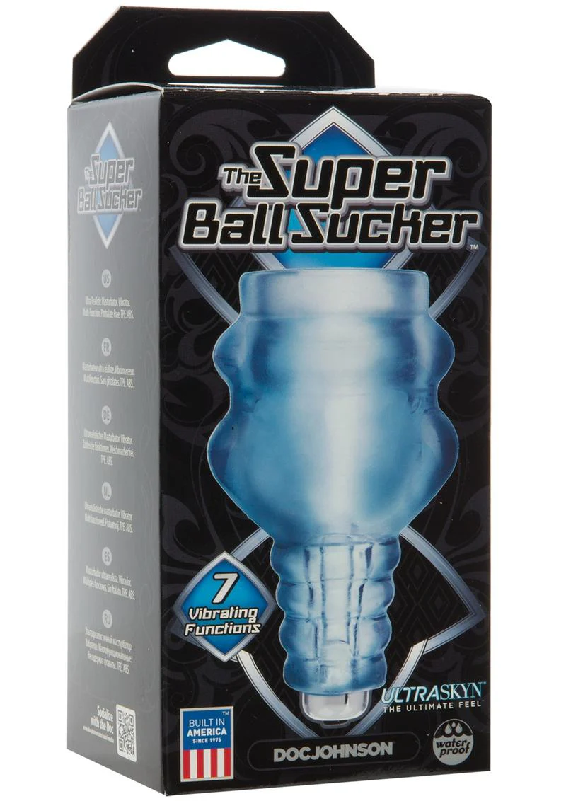 Doc Johnson The Super Ball Sucker Vibrating Stroker Stimulation - Image 4