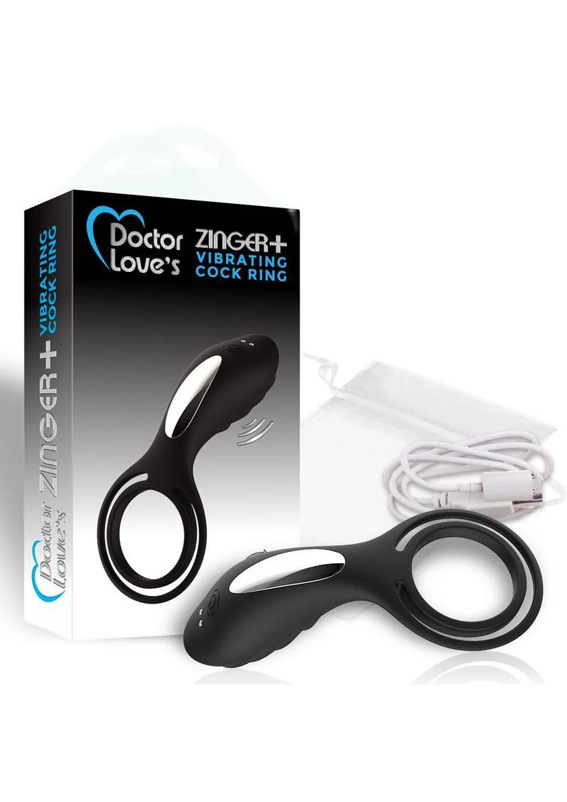 Doctor Loves Zinger Plus Silicone Vibrating Cock Ring - Image 4
