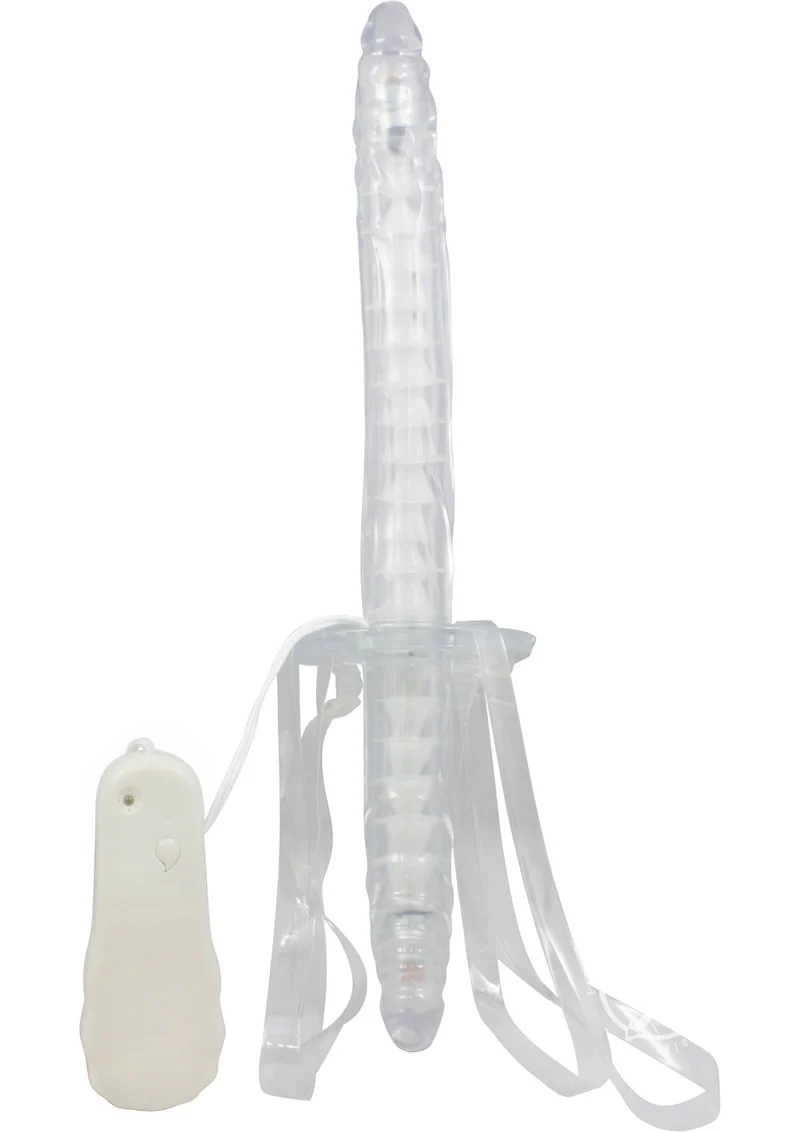Double Fuk Vibrating Dong Dual Ended Strap On - Image 2