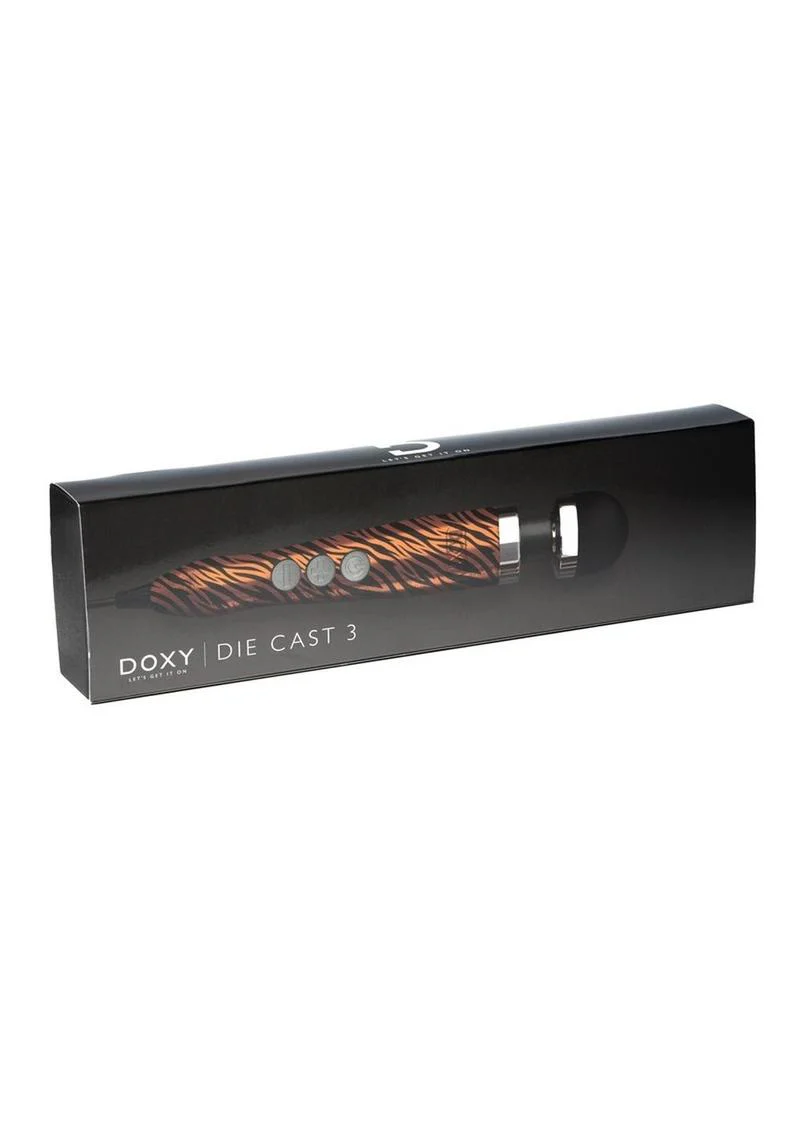 Doxy Die Cast 3 Wand Massager Pineapple Pattern Plug - Image 11