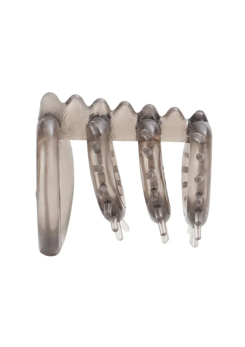 Dr. Joel Kaplan Support Master Triple Ticklers Cock Ring - Image 3