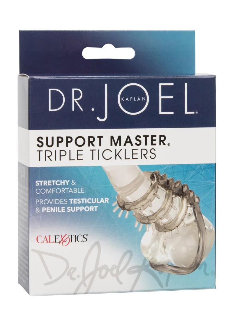 Dr. Joel Kaplan Support Master Triple Ticklers Cock Ring - Image 4