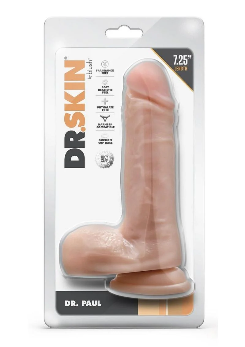 Dr. Paul Realistic Dildo with Balls And Suction Cup By DR.SKIN - Image 8