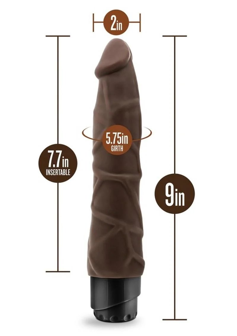 Dr. Skin Cock Vibe 1 Silver Collection Vibrating Dildo - Image 3