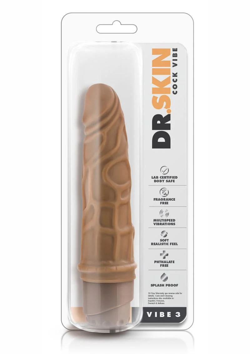 Dr. Skin Cock Vibe 3 Silver Collection Vibrating Dido - Image 8
