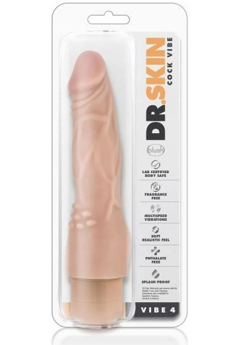 Dr. Skin Cock Vibe 4 Vibrating Dildo - Image 10