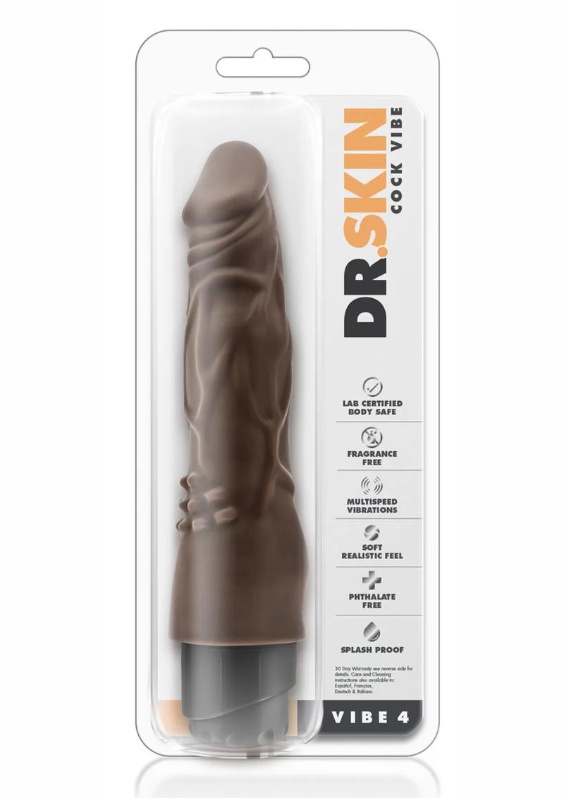 Dr. Skin Cock Vibe 4 Vibrating Dildo - Image 11