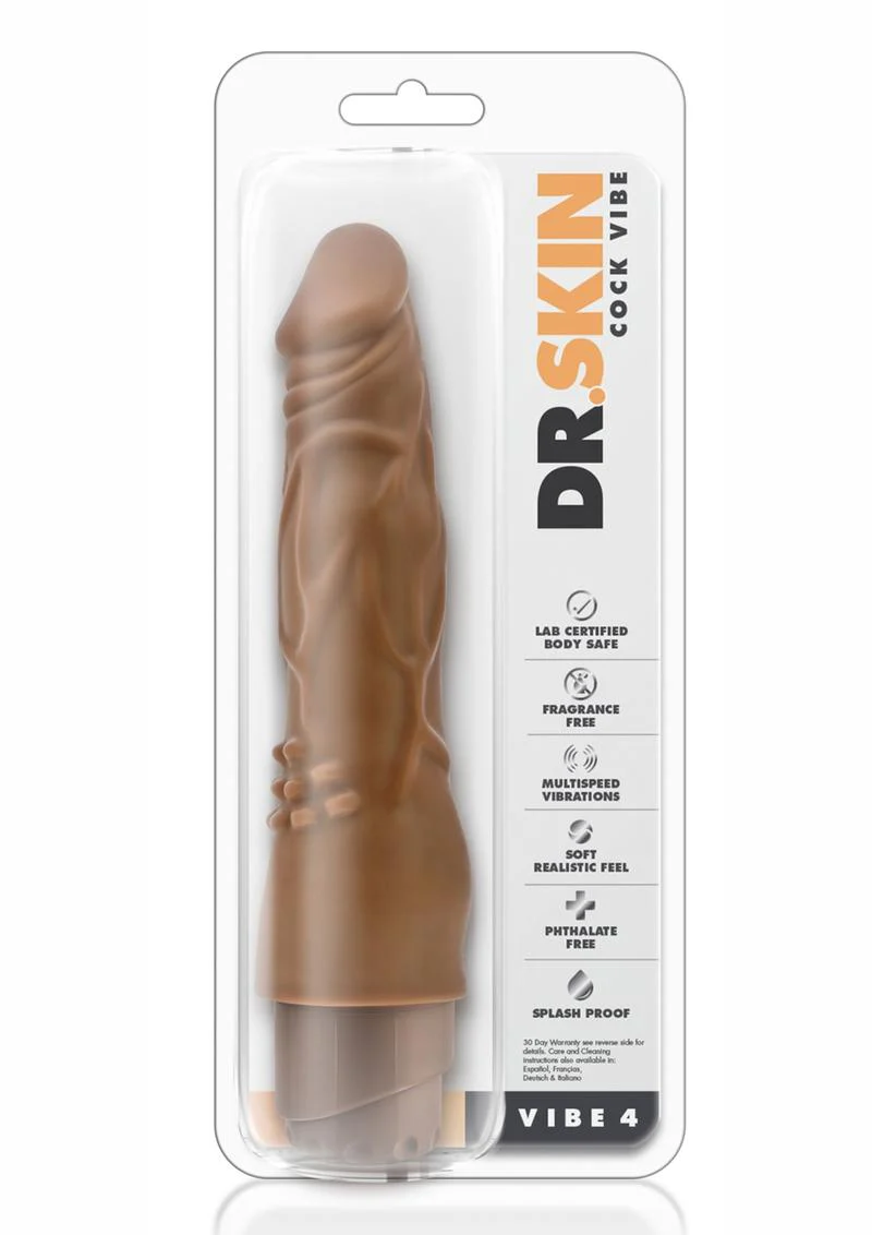 Dr. Skin Cock Vibe 4 Vibrating Dildo - Image 12