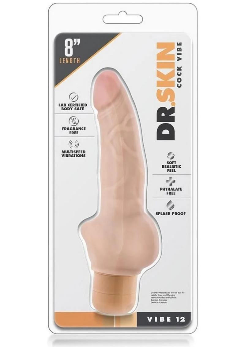 Dr. Skin Cock Vibe Vibrating Dildo With Multispeed Vibrations - Image 4