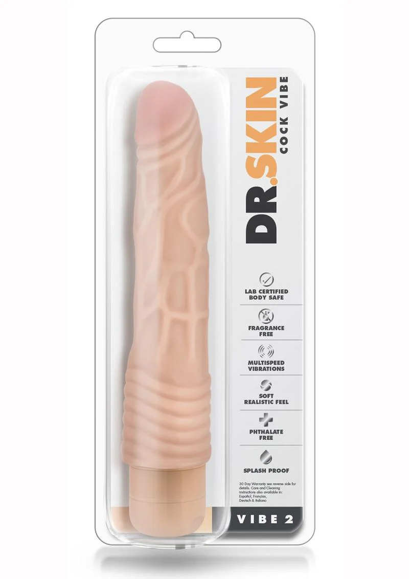 Dr. Skin Cock Vibe With Multi-Speed Vibrations - Image 4