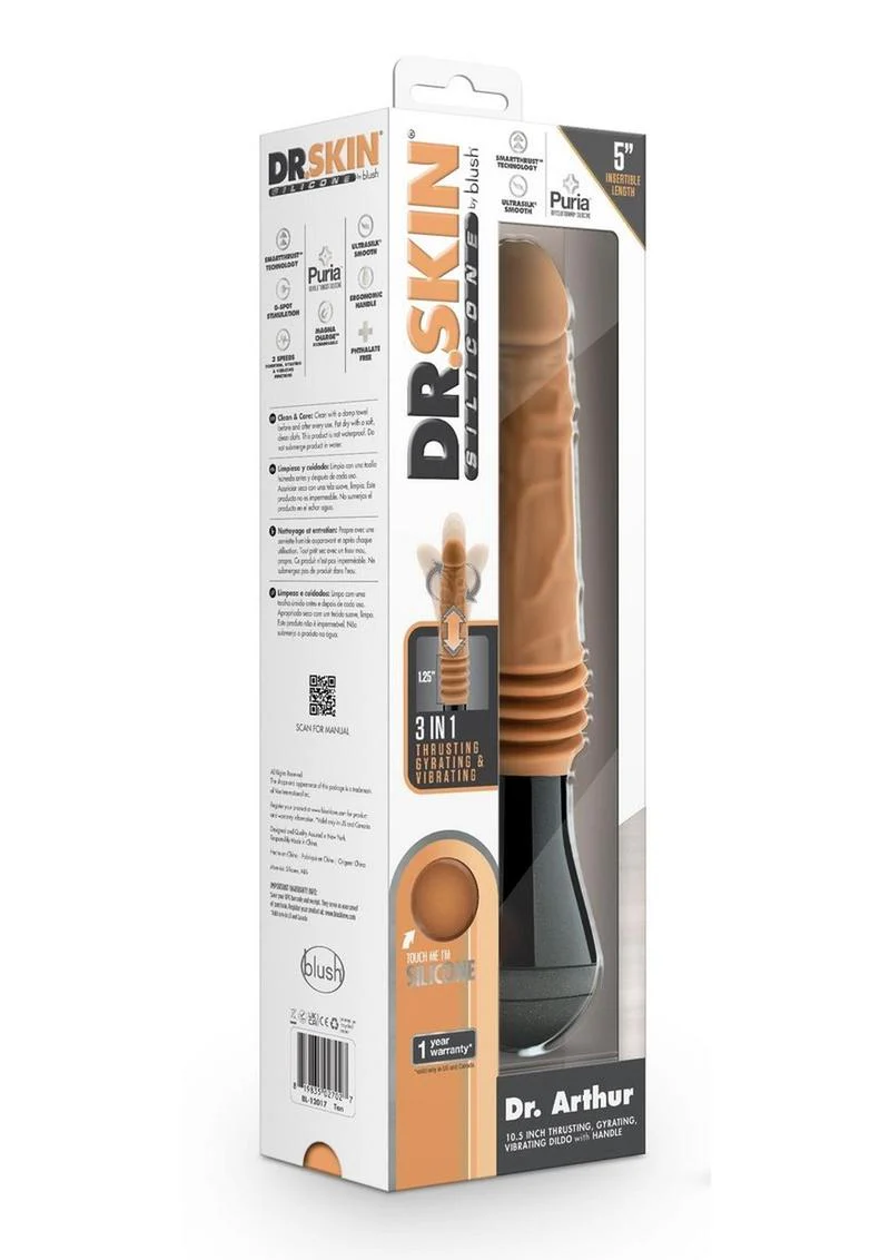 Dr. Skin Dr. Arthur Thrusting Gyrating And Vibrating Dildo - Image 4