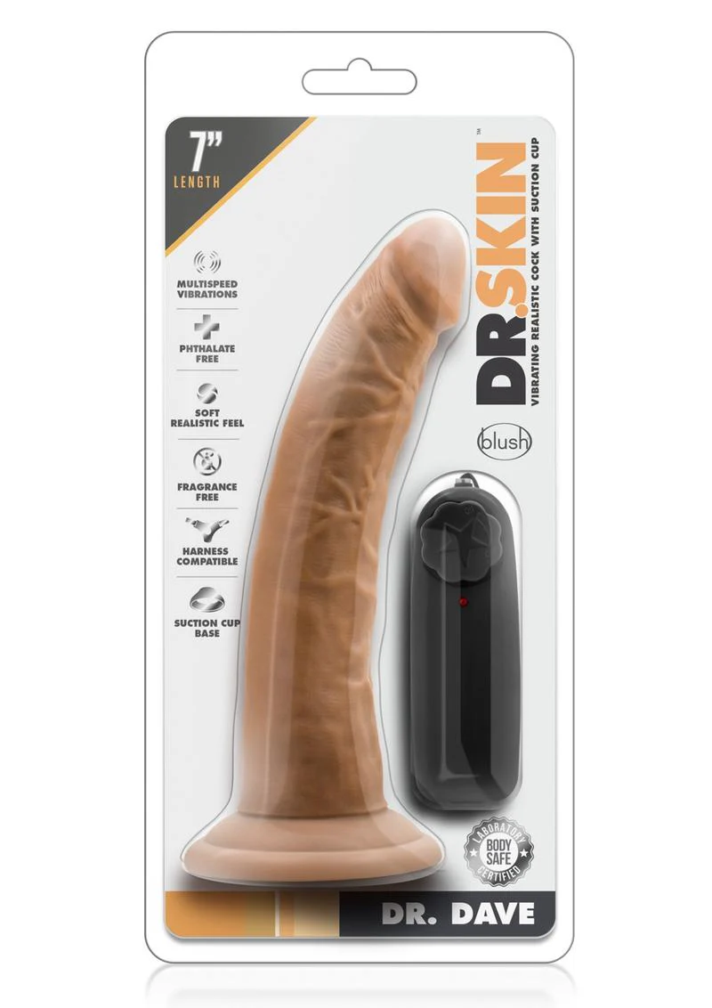 Dr. Skin Dr. Dave Vibrating Dildo - Image 10