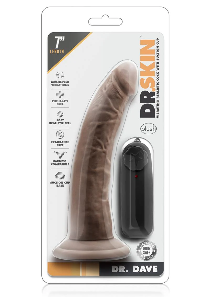 Dr. Skin Dr. Dave Vibrating Dildo - Image 11