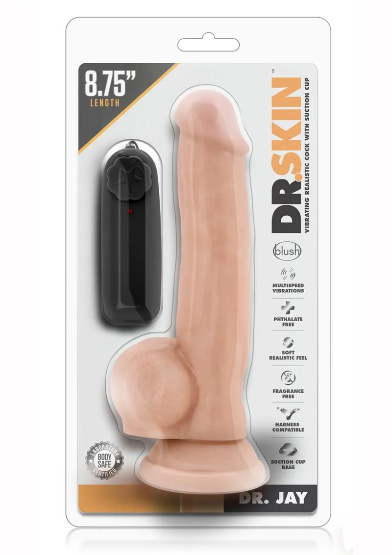 Dr. Skin Dr. Jay Vibrating Dildo - Image 4