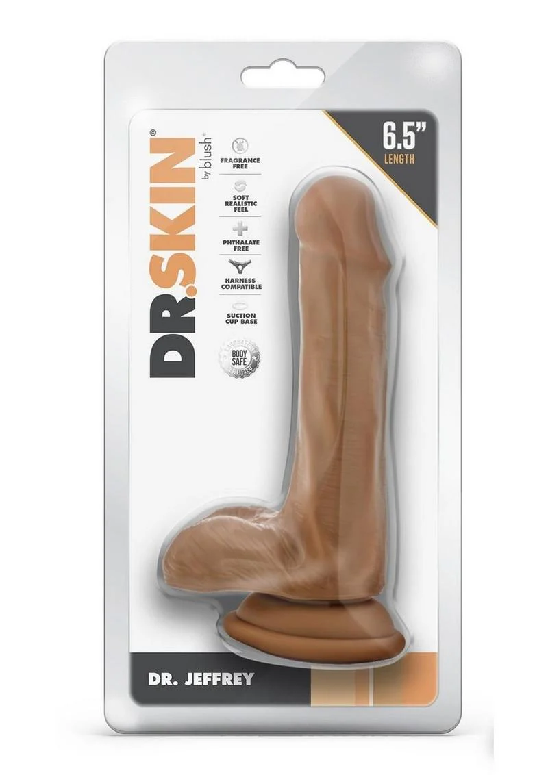 DR.SKIN Dr. Jeffrey Realistic Dildo with Balls And Suction Cup - Image 5
