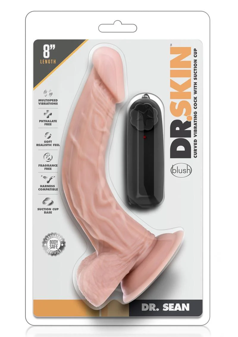 Dr. Skin Dr. Sean Vibrating Dildo - Image 4