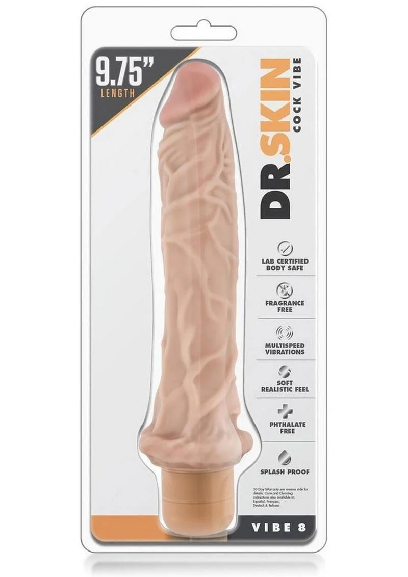 Dr. Skin Fragrance-Free Cock Vibe Vibrating Dildo - Image 9