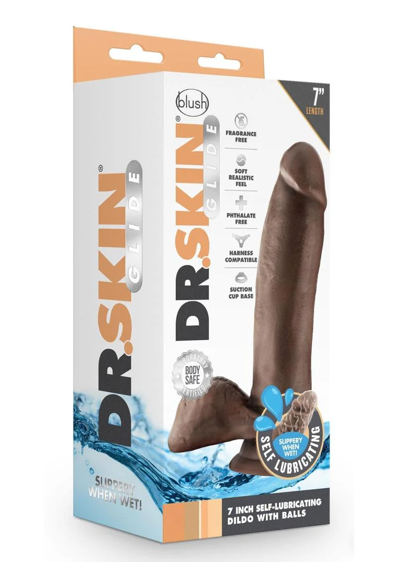 Dr. Skin Glide Self-Lubricating Soft Dildo - Image 20