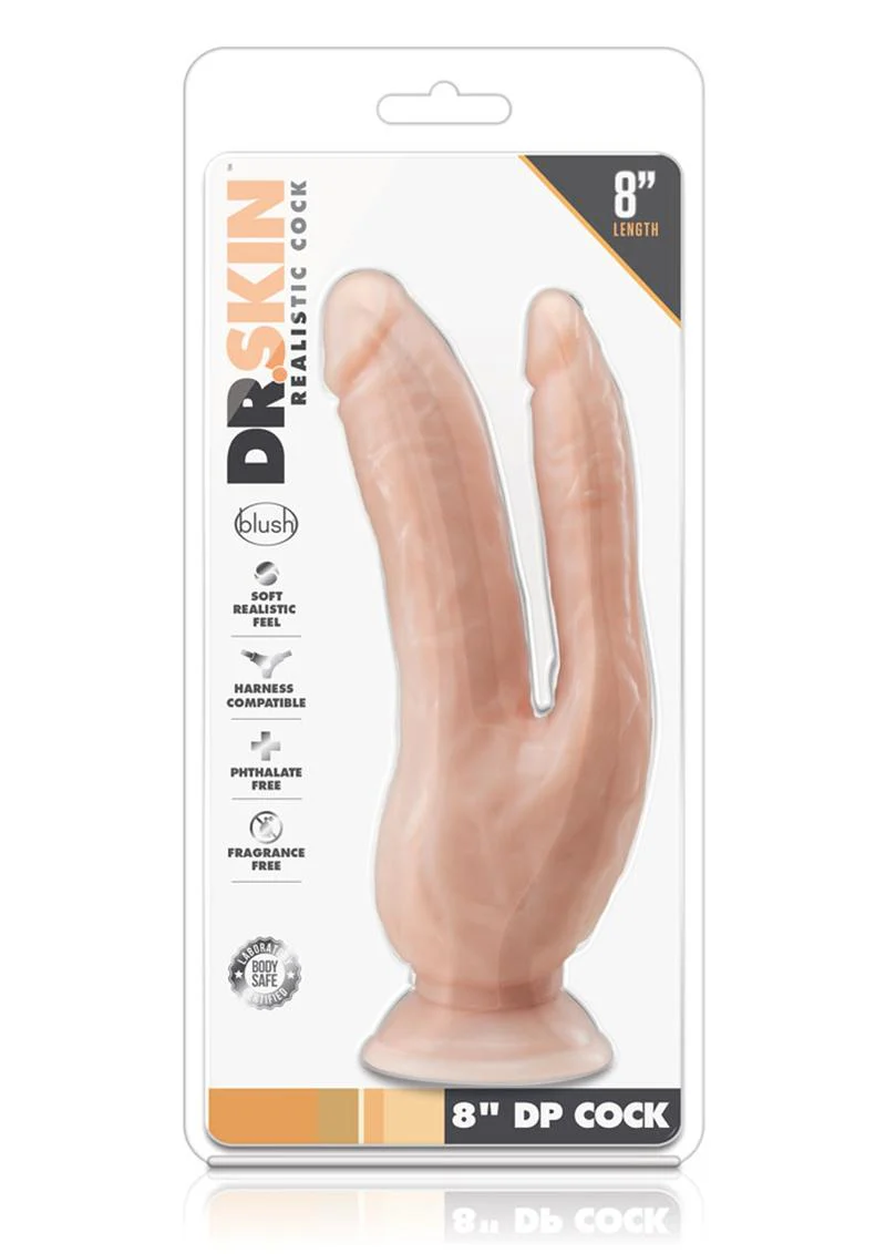 Dr. Skin Phthalate-Free Dual Penetrating Dildo - Image 4