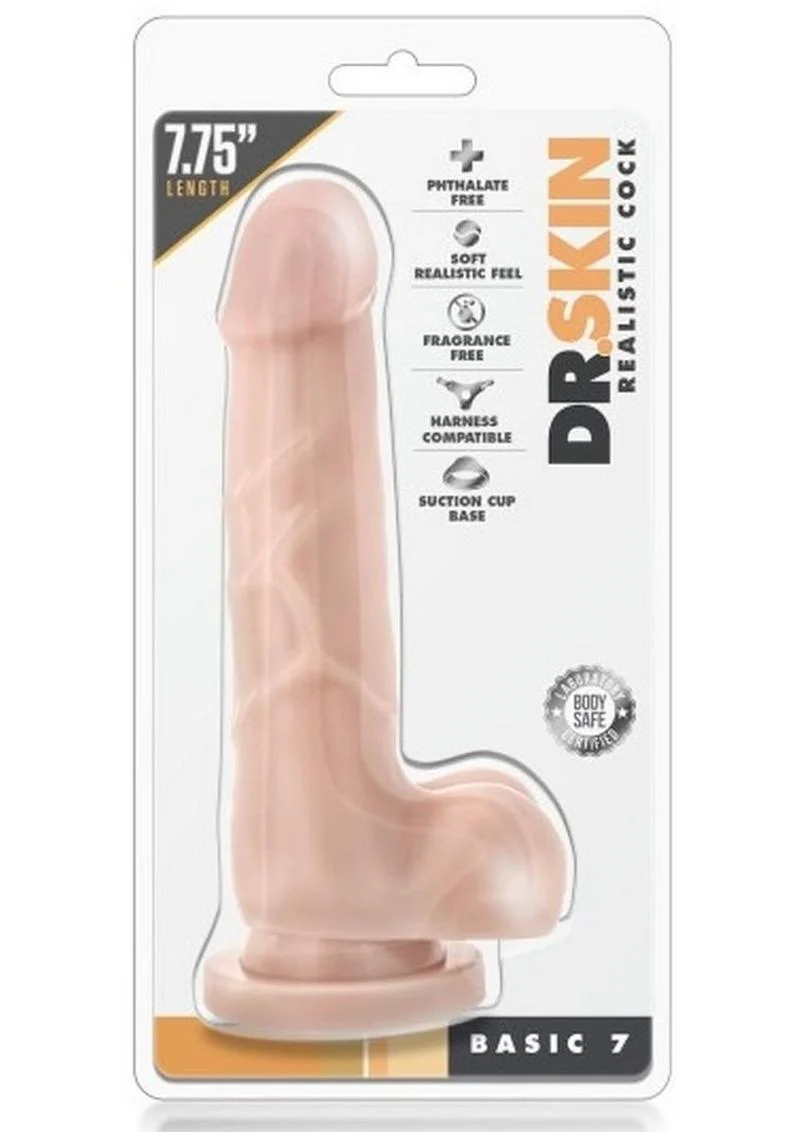 Dr. Skin Phthalate-Free Realistic Basic Cock - Image 4