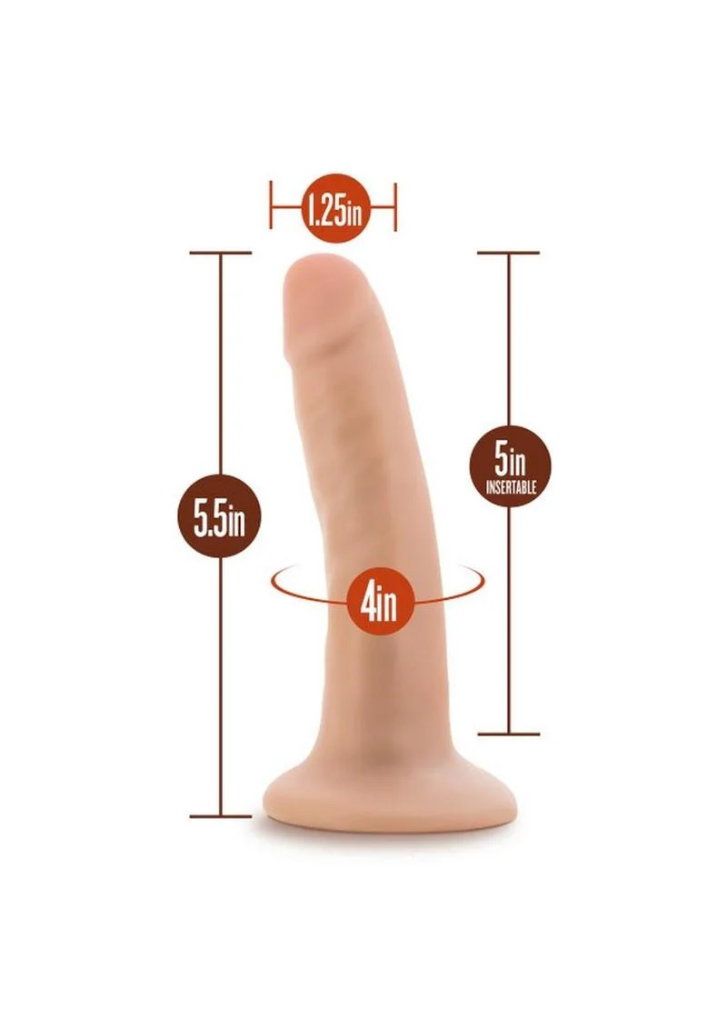 Dr. Skin Platinum Collection Silicone Dr. Lucas Dildo with Suction Cup - Image 5
