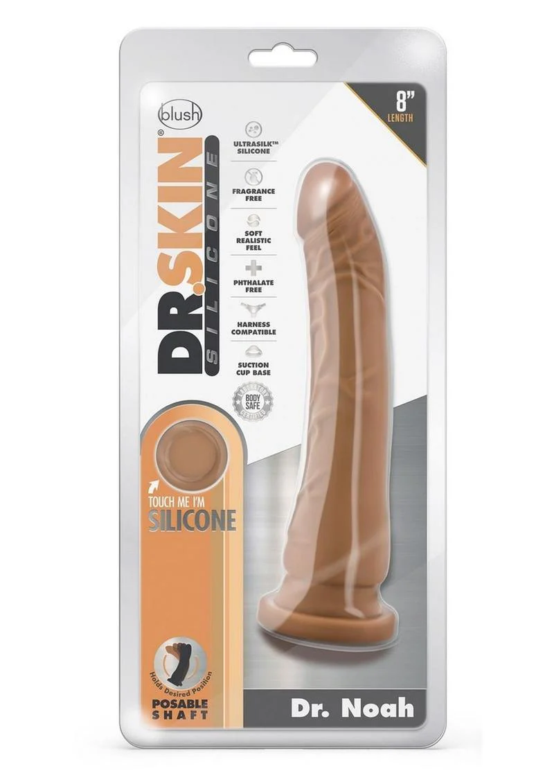 Dr. Skin Platinum Collection Silicone Dr. Noah Dildo with Suction Cup - Image 7