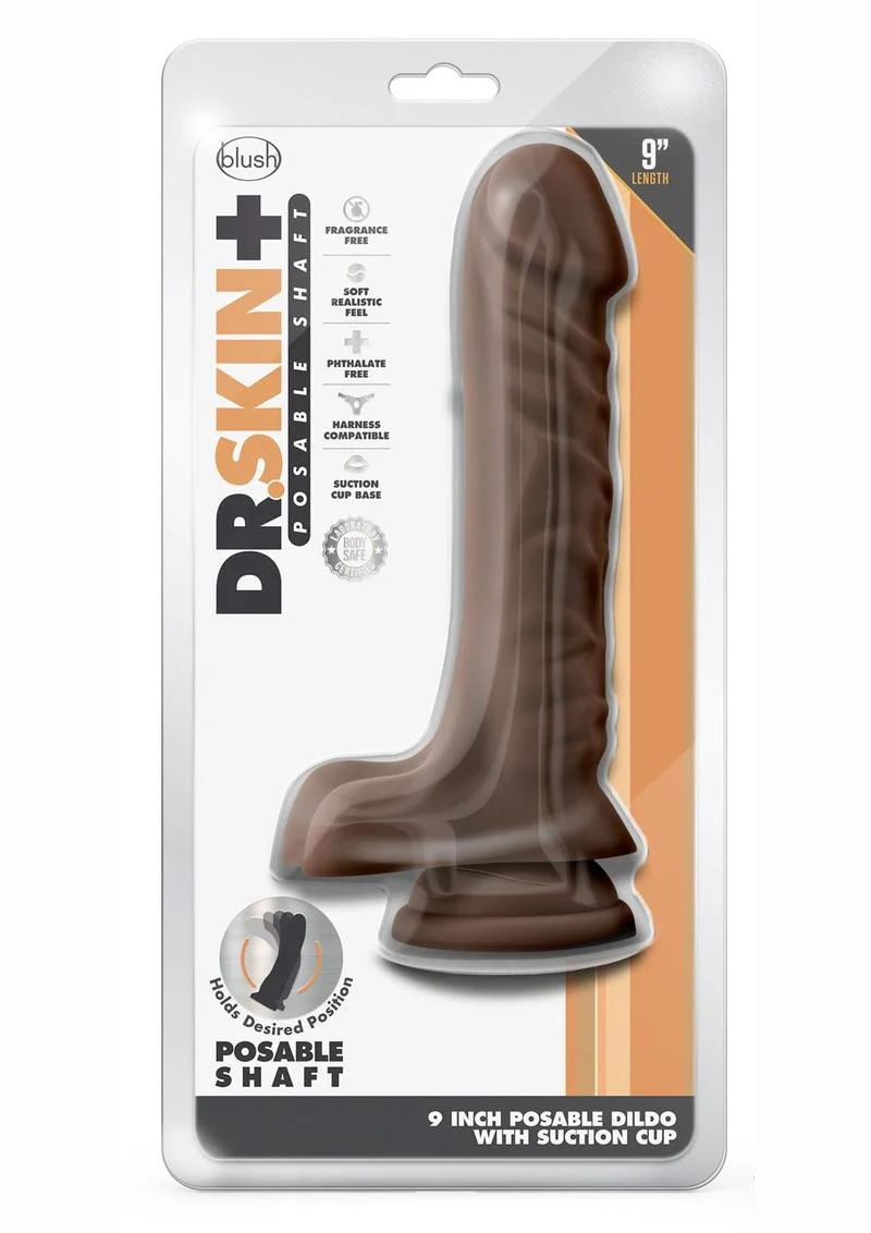 Dr. Skin Plus Posable Dildo with Balls - Image 15