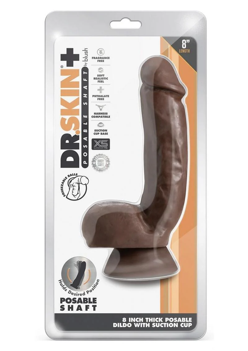 Dr. Skin Plus Posable Dildo with Suction Cup - Image 6