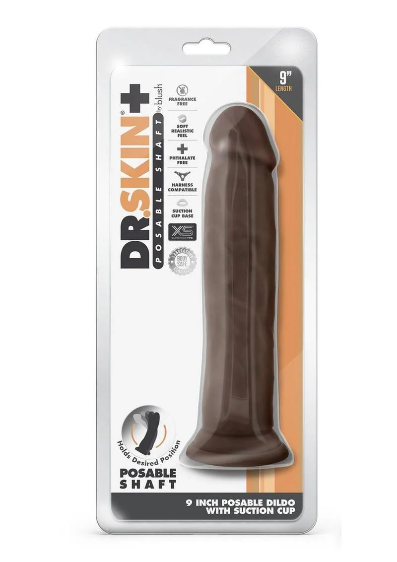 Dr. Skin Plus Thick Posable Dildo - Image 16