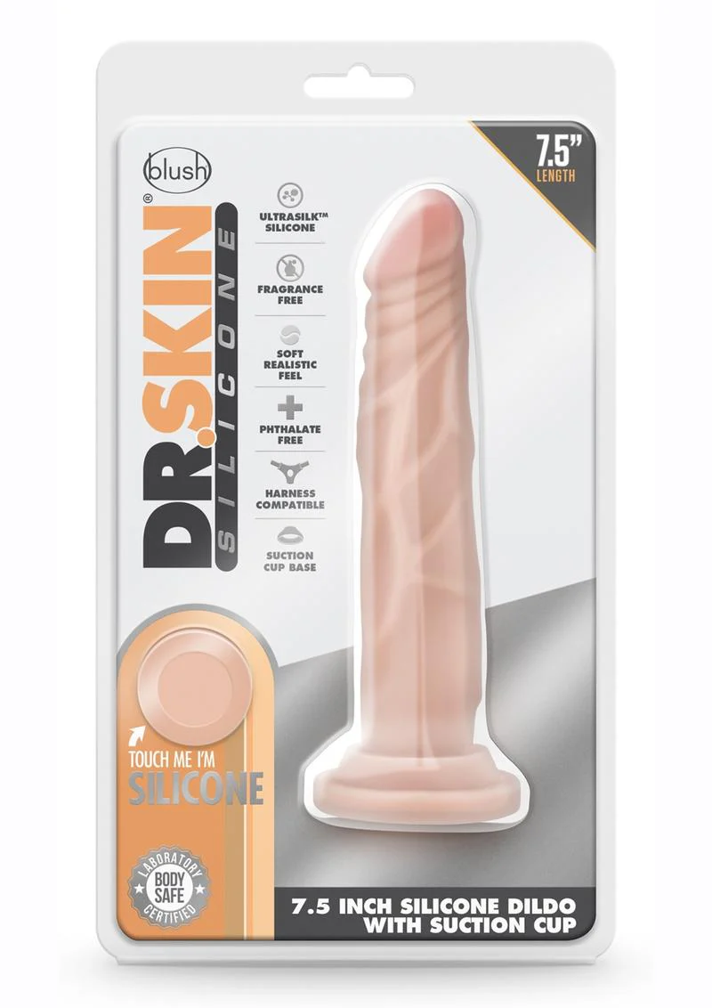 Dr. Skin Posable Silicone Dildo with Suction Cup - Image 8
