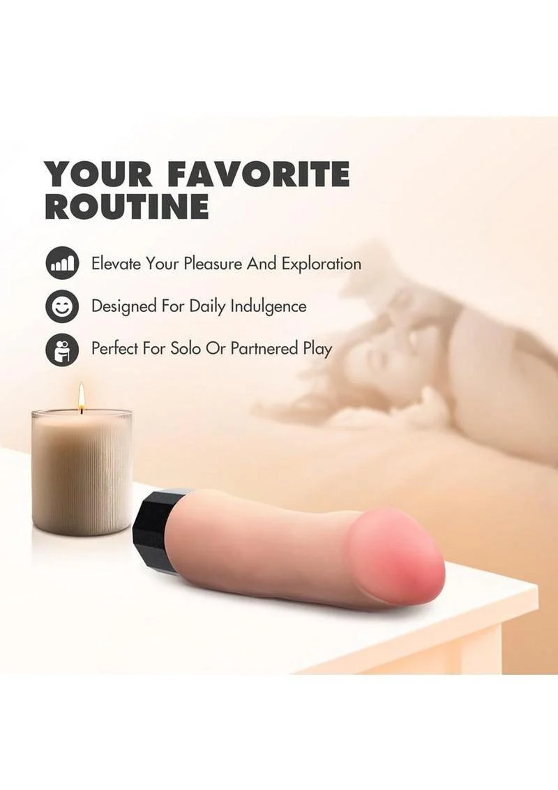 Dr. Skin Silicone Realistic Vibrating Dildo - Image 3